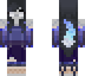 ghost girl (without pupils)