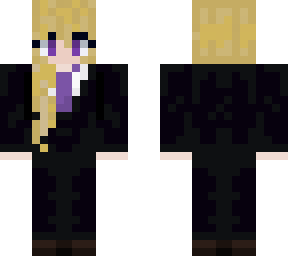 girl in a suit