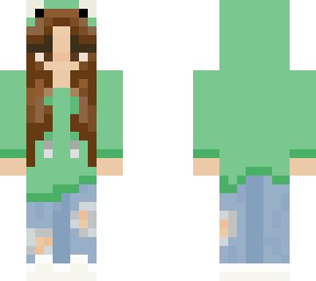 girl with frog jumper