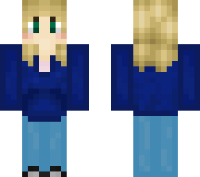 hoodie girl with dirty blonde hair!!