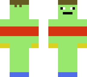 i am back (noob skin)