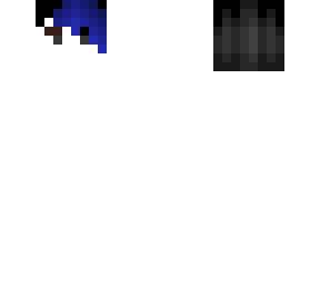 male emo hb - right side bangs - black & blue