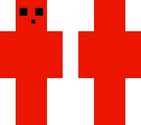 minecraft slime skin red
