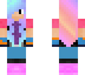 neon glacier girl