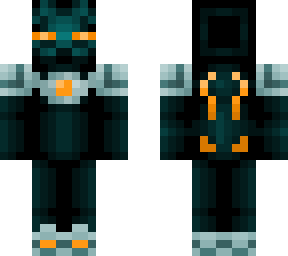orange electric enderman (read desc)