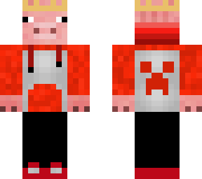 pig trying to be technoblade