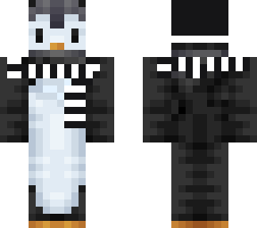 pinguin mit schwarz-weisem schall