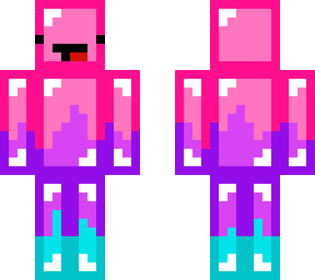 pink, purple, and blue skeppy (edit)