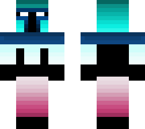 pink blue fade hero guy