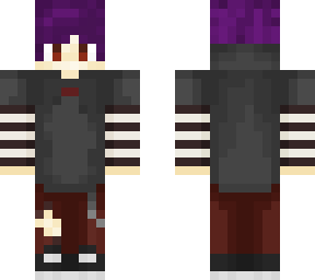 purple hair grunge