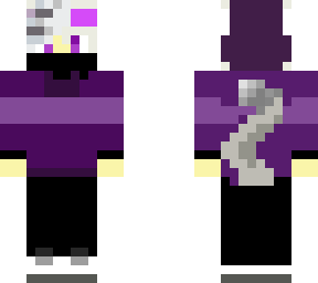 purple wolf boy