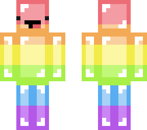 rainbow block person