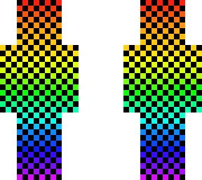 rainbow sunset with a pattern