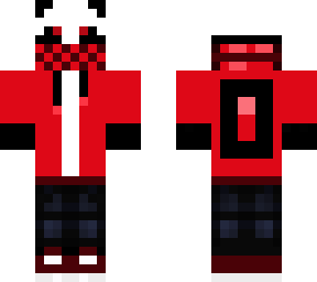 red hacker with diamond armor