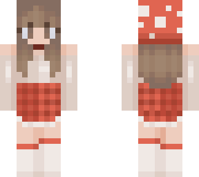 red mushroom girl