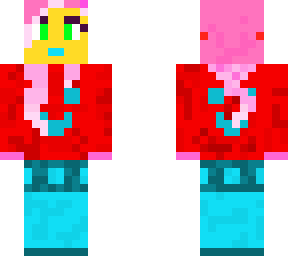 simple energetic female character(editable)