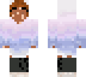 bi pride sweater girl brunette vitiligo