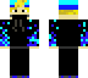 blue and black sweater guy