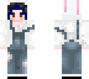 blue hair bunny hat gurl