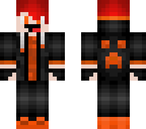 derp orange hoodie