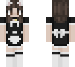 egirl anna, maid dress