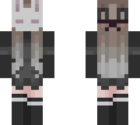 egirl w/ bunny mask