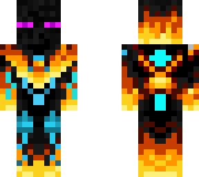 enderman de fuego epicardo
