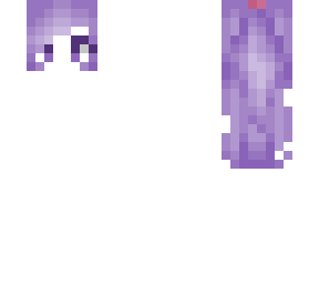 female hb - thick stubby ponytail - potion purple
