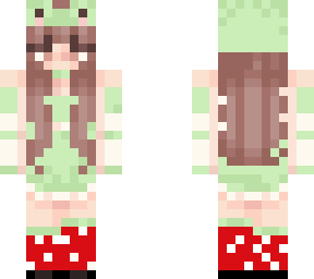 frog mushroom girl