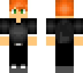 ginger boy in all black