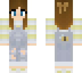 girl overalls bee :d