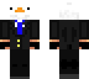 goose in a suit