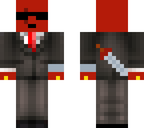hit man red person