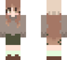 hot cocoa and mint ice cream - unshaded skin