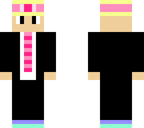 japan headband and black suit
