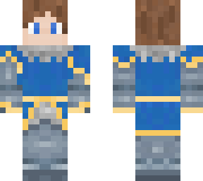 medieval blue knight