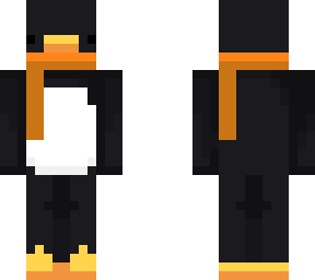 penguin w scarf