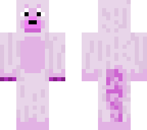 pink-ish purple-ish dog