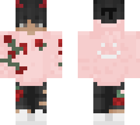 pink rose boy