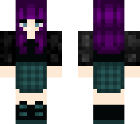 purple hair girl v2