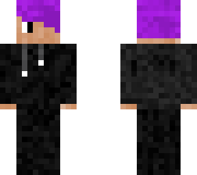 purple hair kid