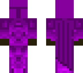 purple mando with cape
