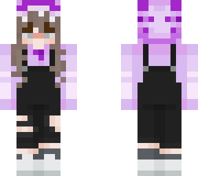 purple shark girl