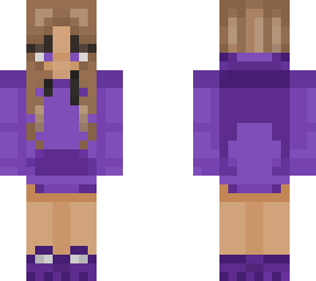 purpled girl