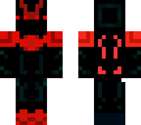 red and black enderman
