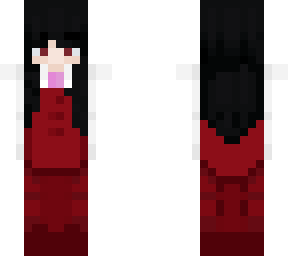 red suit girl