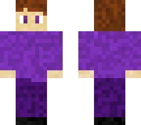 simple outfit reskined purple for minecraft