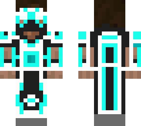 steve (super-charged power-up, armor + removable mask)