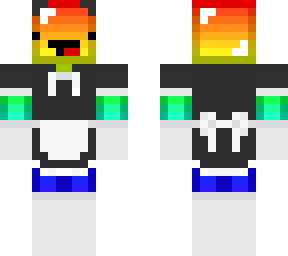 the  made rainbow derp (black hear)