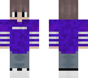 the same but with a purple shirt